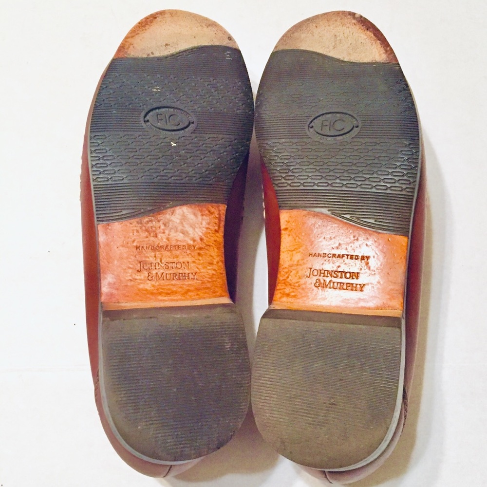 Johnston & Murphy | Leather Woven Loafers (8.5) - Picture 4 of 5